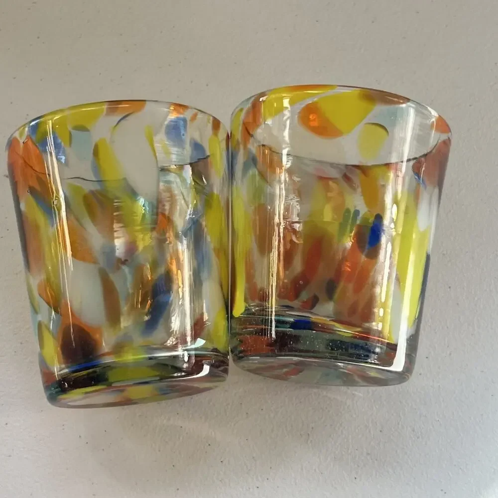 Hand Blown Drinking Glasses 4